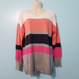 LIZ CLAIBORNE Color Block Sweater